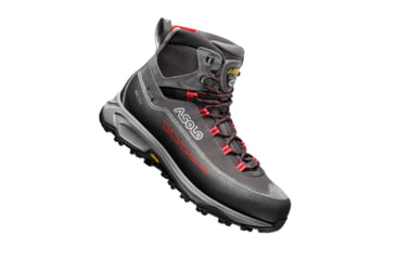 Image of Asolo Arctic Boots - Mens, Grey/Gunmetal/Red, 8.0, B12536-A176-080