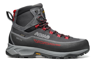 Image of Asolo Arctic Boots - Mens, Grey/Gunmetal/Red, 8.0, B12536-A176-080