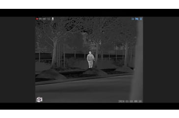 Image of ATN BlazeHunter Pro 4-32x35mm Thermal Monocular w/Built-in Laser Rangefinder, 50 Hz, 384x288, Black, TIMNBLH335LRF
