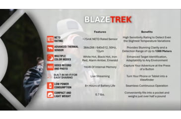 Image of ATN BlazeTrek-319 2x - 16x Thermal Imaging Monocular 12 Micron, 384x288, Black, TIMNBLT319