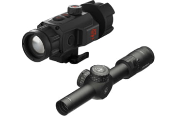 Image of ATN TICO 6 1x35mm Thermal Clip On and Leupold Mark 4HD 1-4.5x24 Rifle Scope HPR-1