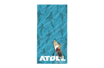 Image of Atoll Board Co Atoll Board Co. Towel - SUP Over a Shiver of Sharks - SUP Over a Shiver of Sharks, SQ6366380
