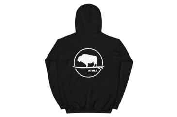 Image of Atoll Board Co Atoll Boards Circular Logo Hooded Sweatshirt - Black, S - Black,S, 627ABF3136C09Black-S
