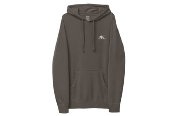 Image of Atoll Board Co Atoll Embroidered Pigment-Dyed Unisex Hoodie - Pigment Black, L - Pigment Black,L, 628E8E910173EPigment-Black-L