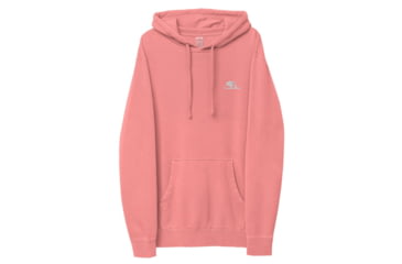 Image of Atoll Board Co Atoll Embroidered Pigment-Dyed Unisex Hoodie - Pigment Pink, XL - Pigment Pink,XL, 628E8E910173EPigment-Pink-XL