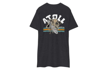 Image of Atoll Board Co Atoll Heavyweight Tee with Octopus and Paddle Board Design - Charcoal Heather, M - Charcoal Heather,M, 628E7F1B6395ECharcoal-Heather-M