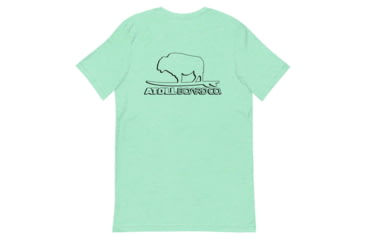 Image of Atoll Board Co Atoll Minimalist Outline Logo Paddle Board Tee - Heather Mint, M - Heather Mint,M, 6279D097450B5Heather-Mint-M