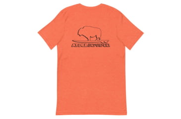 Image of Atoll Board Co Atoll Minimalist Outline Logo Paddle Board Tee - Heather Orange, S - Heather Orange,S, 6279D097450B5Heather-Orange-S