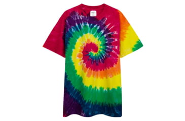 Image of Atoll Board Co Atoll Oversized Tie Dye T-Shirt - Classic rainbow, S - Classic rainbow,S, 628E760706142Classic-rainbow-S