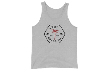 Image of Atoll Board Co Atoll Palm Tree Badge - Black and Red, 621E4563241F4