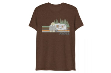 Image of Atoll Board Co Atoll Tri Blend Tee with SUP Campsite Graphic - Brown Triblend, 3XL - Brown Triblend,3XL, 62B5EC28436A2Brown-Triblend-3XL