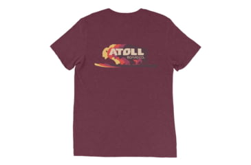 Image of Atoll Board Co Atoll Triblend Tee with Color Shift Logo - Maroon Triblend, XL - Maroon Triblend,XL, 628E57AA6F033Maroon-Triblend-XL