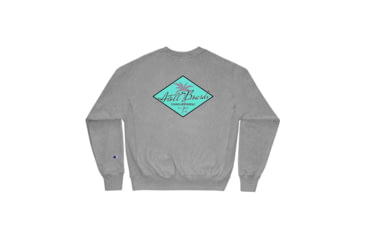 Image of Atoll Board Co Champion Atoll SUP Boards Paradise Logo Unisex Crew Neck Sweatshirt - Heather Grey, L - Heather Grey,L, SQ8181670