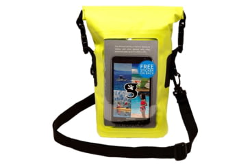 Image of Atoll Board Co Geckobrands Waterproof Phone Tote - Neon Green - Neon Green, SQ4640085