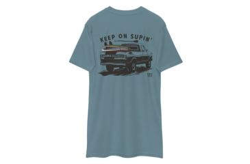 Image of Atoll Board Co Mens Heavyweight Tee with Atoll Paddle Board Truck - Agave, 2XL - Agave,2XL, 64594D6C9C8F2Agave-2XL