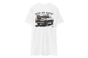 Image of Atoll Board Co Mens Heavyweight Tee with Atoll Paddle Board Truck - White, 3XL - White,3XL, 64594D6C9C8F2White-3XL