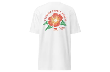 Image of Atoll Board Co Mens Premium Heavyweight Tee with Atoll Island Flower Graphic - Black, 3XL - Black,3XL, 6441768BAB340Black-3XL
