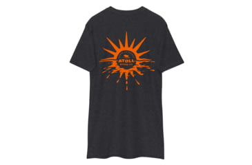Image of Atoll Board Co Mens Tee with Atoll Horizon Sunset Graphic - Charcoal Heather, 4XL - Charcoal Heather,4XL, 64518F91B8F52Charcoal-Heather-4XL