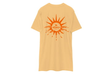 Image of Atoll Board Co Mens Tee with Atoll Horizon Sunset Graphic - Vintage Gold, 4XL - Vintage Gold,4XL, 64518F91B8F52Vintage-Gold-4XL