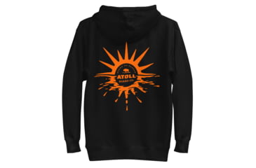 Image of Atoll Board Co Unisex Hoodie with Atoll Horizon Sunset Graphic - Black, L - Black,L, 64518EF345044Black-L