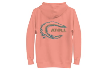 Image of Atoll Board Co Unisex Hoodie with Atoll Island Graphic - Dusty Rose, 2XL - Dusty Rose,2XL, 637BD3158CD9CDusty-Rose-2XL