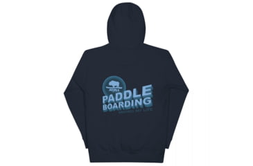 Image of Atoll Board Co Unisex Hoodie with Atoll Paddle Boarding Wrecked My Life Graphic - Navy Blazer, M - Navy Blazer,M, 631CD5BB99FAANavy-Blazer-M