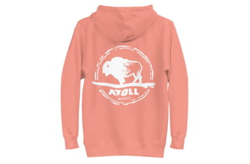 Image of Atoll Board Co Unisex Hoodie with Hand Drawn Atoll Logo - Dusty Rose, M - Dusty Rose,M, 628E8B7D50B97Dusty-Rose-M