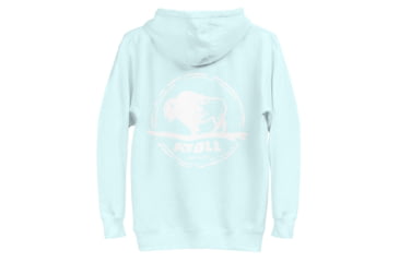Image of Atoll Board Co Unisex Hoodie with Hand Drawn Atoll Logo - Sky Blue, L - Sky Blue,L, 628E8B7D50B97Sky-Blue-L