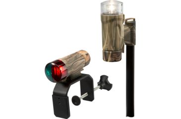 Image of Attwood Marine Clamp-On Portable LED Light Kit, RealTree, Max-4 Camo, 14191-7