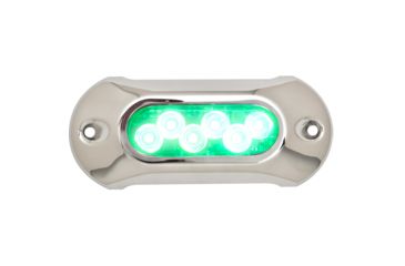 Image of Attwood Marine Light Armor Underwater LED Light, 6 LED, Green, 65UW06G-7