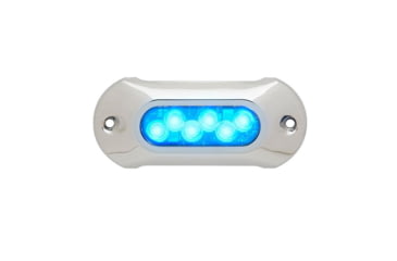 Image of Attwood Marine LightArmor HPX Underwater LED Light, 6 LED, Blue, 66UW06B-7
