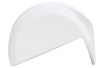 Image of Attwood Marine Softside Dock Fender, Straight Edge 18in x 3in, White, 93532-1