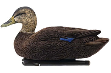 Image of Avian X Top Flight Duck Decoy, Flocked Black Duck Floater, 6 pk, AVX-AVX8075