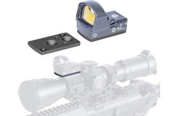 Image of Badger Ordnance C1 12 O'clock Top Optical Red Dot Sight Mount, Delta Point Pro, Black, 700-12B