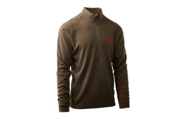 Image of Badlands Pecora HW Merino 1/4 Zip Top - Mens, Mud, Small, 21-43099