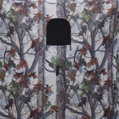 Image of Barronett Blinds Radar 2 Person Hub Blind, BloodTrail Snow Camo, Large RA200BTS