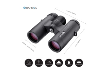 Image of Barska 8x32mm WP Level ED Binoculars, Black, AB12990