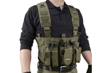 Image of Barska Tactical Chest Rig VX-400 Loaded Gear,OD Green BI12794