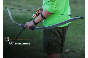 Image of Bear Archery Firebird Youth Bow / Bow Only / Right or Left Handed, Gray, AYB6601