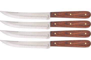 Image of Bear &amp; Son Steak Knife Set, High Carbon SS Blade, RoseWood Handle BC2STKR