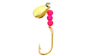 Image of BearPaw Flicker Snelled Hook, Short Shank, 8in Mono, Gold, Size 1, 6 per Pack, FGSS-1