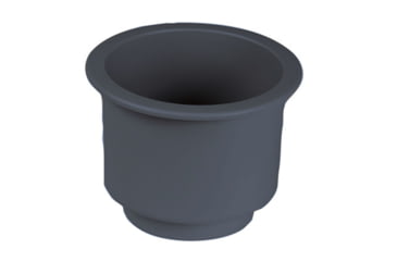Image of Beckson Super Size Series Recessed Drink Holder - 3-7/8 Hole Cut x 3-1/4 Depth, Black, GH43-B1-U