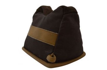 Image of BenchMaster Rifle Rest All Leather Bison Shooting Bag - Medium BMALBBMF