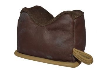 Image of BenchMaster Rifle Rest All Leather Bison Shooting Bag - Small BMALBBSF