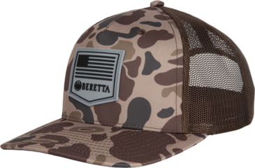 Image of Beretta PM Trucker Hat - Men's, Brown Duck Camo, One Size, BC045T1675085W