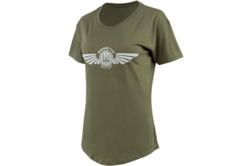 Image of Beretta Dea Wings T-Shirt - Women's, Heather Mil Green, Large, TS110T189007AUL