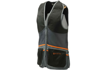 Image of Beretta Full Mesh Shooting Vest, Black &amp; Grey, 2XS, GT671T15530903XXS