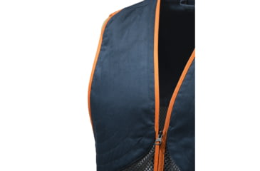 Image of Beretta Full Mesh Shooting Vest, Blue Total Eclipse &amp; Grey, Medium, GT671T155305B4M