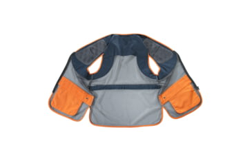 Image of Beretta Full Mesh Shooting Vest, Blue Total Eclipse &amp; Grey, Medium, GT671T155305B4M