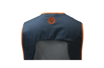 Image of Beretta Full Mesh Shooting Vest, Blue Total Eclipse &amp; Grey, Medium, GT671T155305B4M